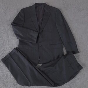 Joseph Abboud 2-Piece Suit Mens 44R Pants 36x31 Gray Slacks Blazer Trousers